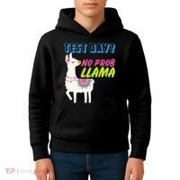 Test Day? No Probllama  Kids Hoodie thumb 4