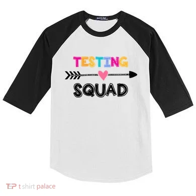 Testing Squad  Kids Colorblock Raglan Jersey