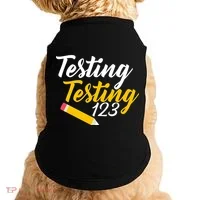 Testing Testing 123 Pencil Doggie Tank thumb 0