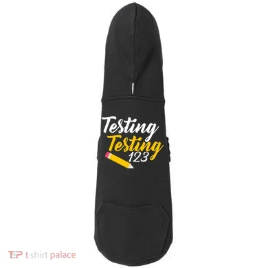 Testing Testing 123 Pencil Doddie Hoodie