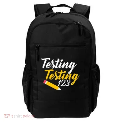 Testing Testing 123 Pencil Backpack