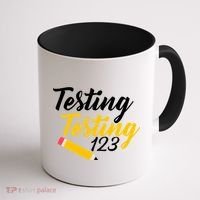 Testing Testing 123 Pencil Coffee Mug thumb 1