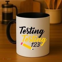 Testing Testing 123 Pencil Coffee Mug thumb 4
