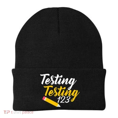Testing Testing 123 Pencil Beanie