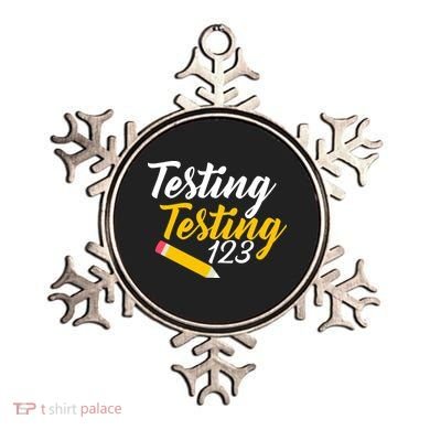 Testing Testing 123 Pencil Ornament