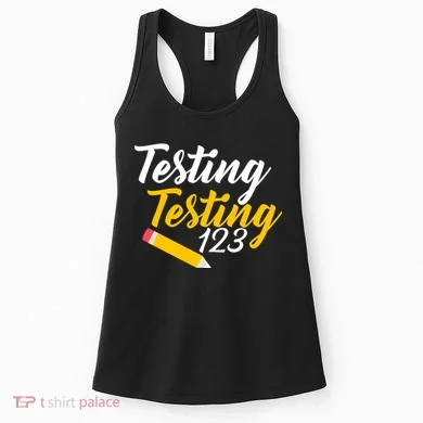 Testing Testing 123 Pencil Women's Tank Top