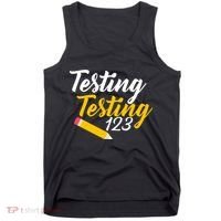 Testing Testing 123 Pencil Tank Top thumb 0