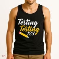 Testing Testing 123 Pencil Tank Top thumb 3