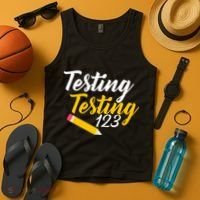 Testing Testing 123 Pencil Tank Top thumb 4
