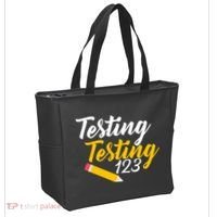 Testing Testing 123 Pencil Tote Bag thumb 2