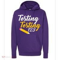 Testing Testing 123 Pencil Hoodie thumb 0
