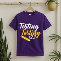 Testing Testing 123 Pencil T-Shirt thumb 2