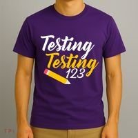 Testing Testing 123 Pencil T-Shirt thumb 3