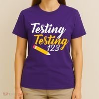Testing Testing 123 Pencil T-Shirt thumb 4