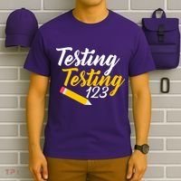 Testing Testing 123 Pencil T-Shirt thumb 6
