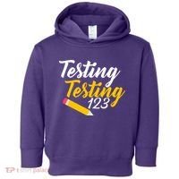 Testing Testing 123 Pencil Toddler Hoodie thumb 0