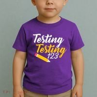 Testing Testing 123 Pencil Toddler T-Shirt thumb 2