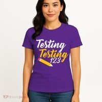 Testing Testing 123 Pencil Women's T-Shirt thumb 4