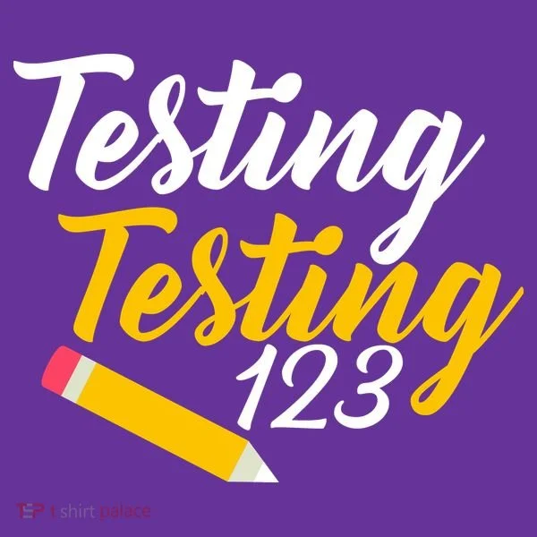 Testing Testing 123 Pencil Kids Hoodie