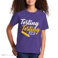 Testing Testing 123 Pencil Kids T-Shirt thumb 2