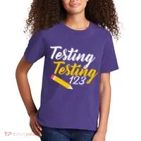 Testing Testing 123 Pencil Kids T-Shirt thumb 2