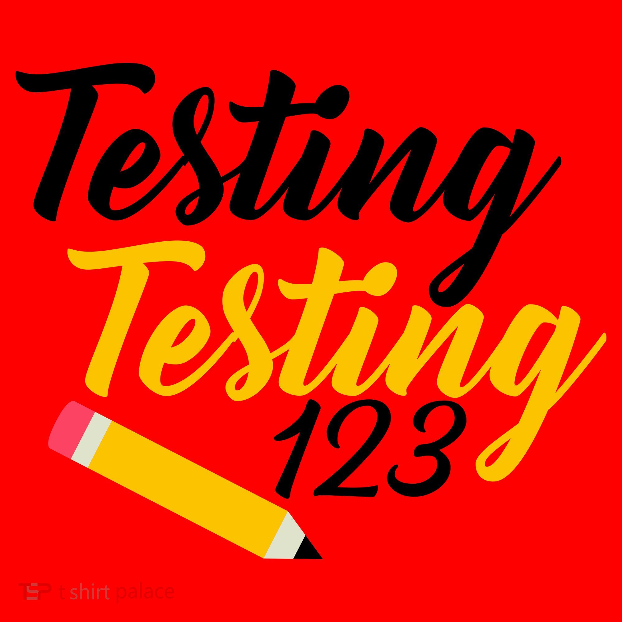 Testing Testing 123 Pencil Santa Hat