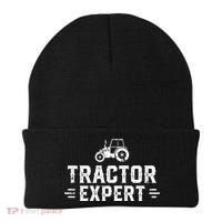 Tractor Expert Tractor Driver Farmer Tractor Gift Beanie thumb 0