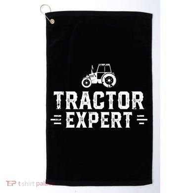 Tractor Expert Tractor Driver Farmer Tractor Gift Golf Towel