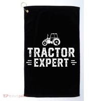 Tractor Expert Tractor Driver Farmer Tractor Gift Golf Towel thumb 0