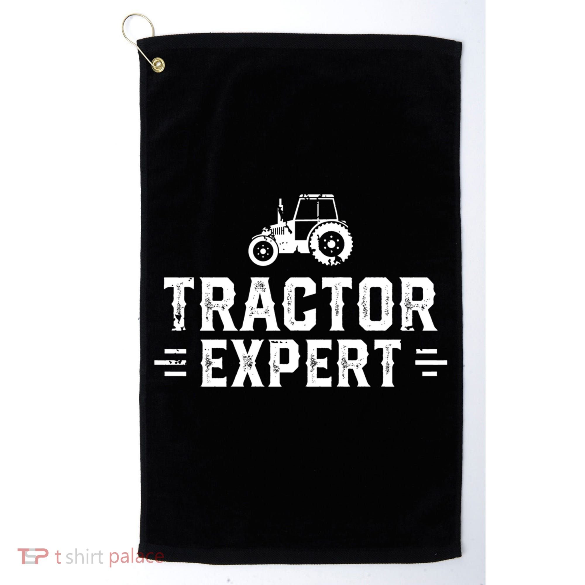 Tractor Expert Tractor Driver Farmer Tractor Gift Golf Towel