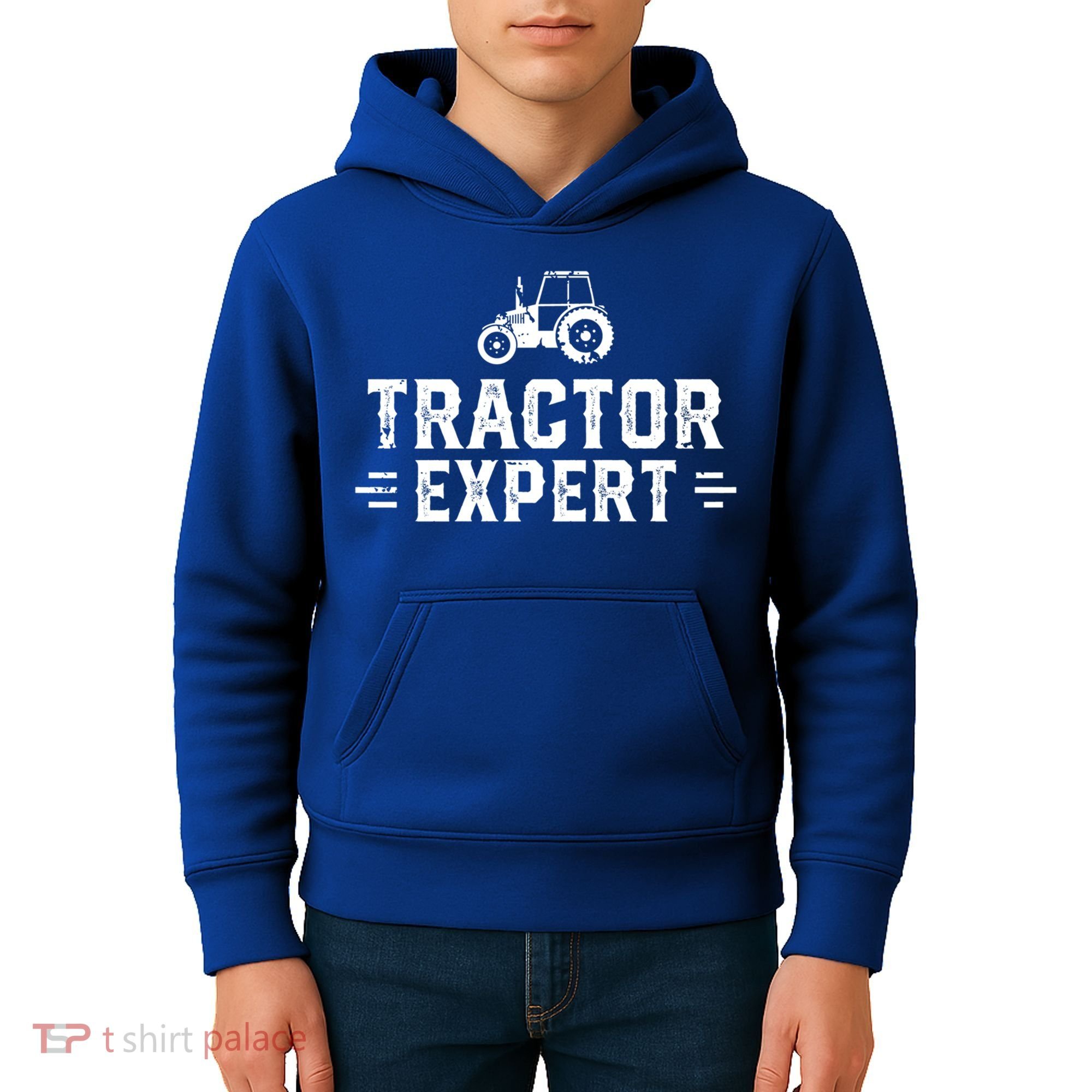 Tractor Expert Tractor Driver Farmer Tractor Gift Kids Hoodie