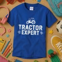 Tractor Expert Tractor Driver Farmer Tractor Gift Kids T-Shirt thumb 3