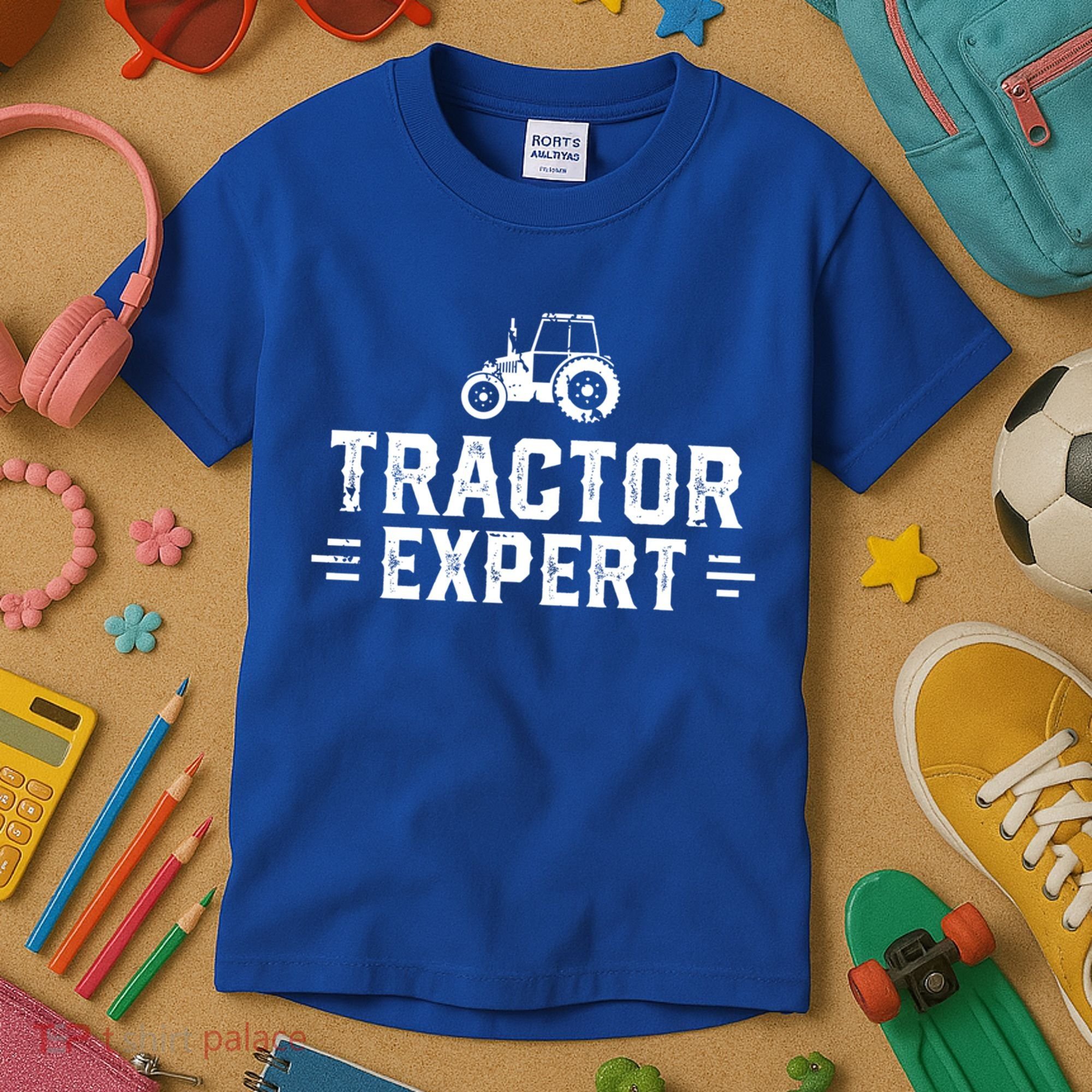 Tractor Expert Tractor Driver Farmer Tractor Gift Kids T-Shirt