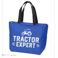 Tractor Expert Tractor Driver Farmer Tractor Gift Tote Bag thumb 3
