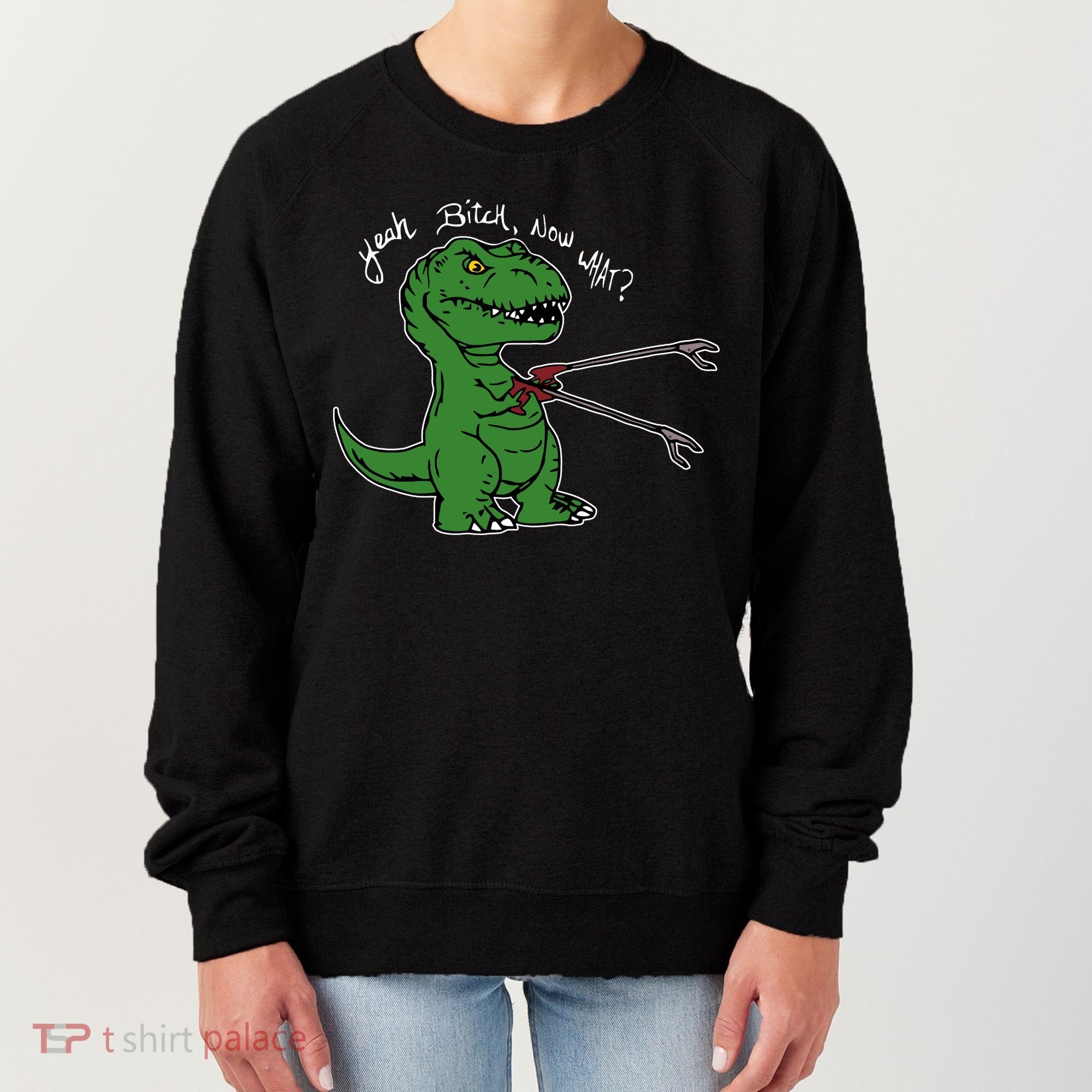 TRex Evolved T Rex With Grabbers Women's Sweatshirt