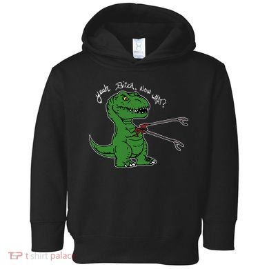 TRex Evolved T Rex With Grabbers Toddler Hoodie