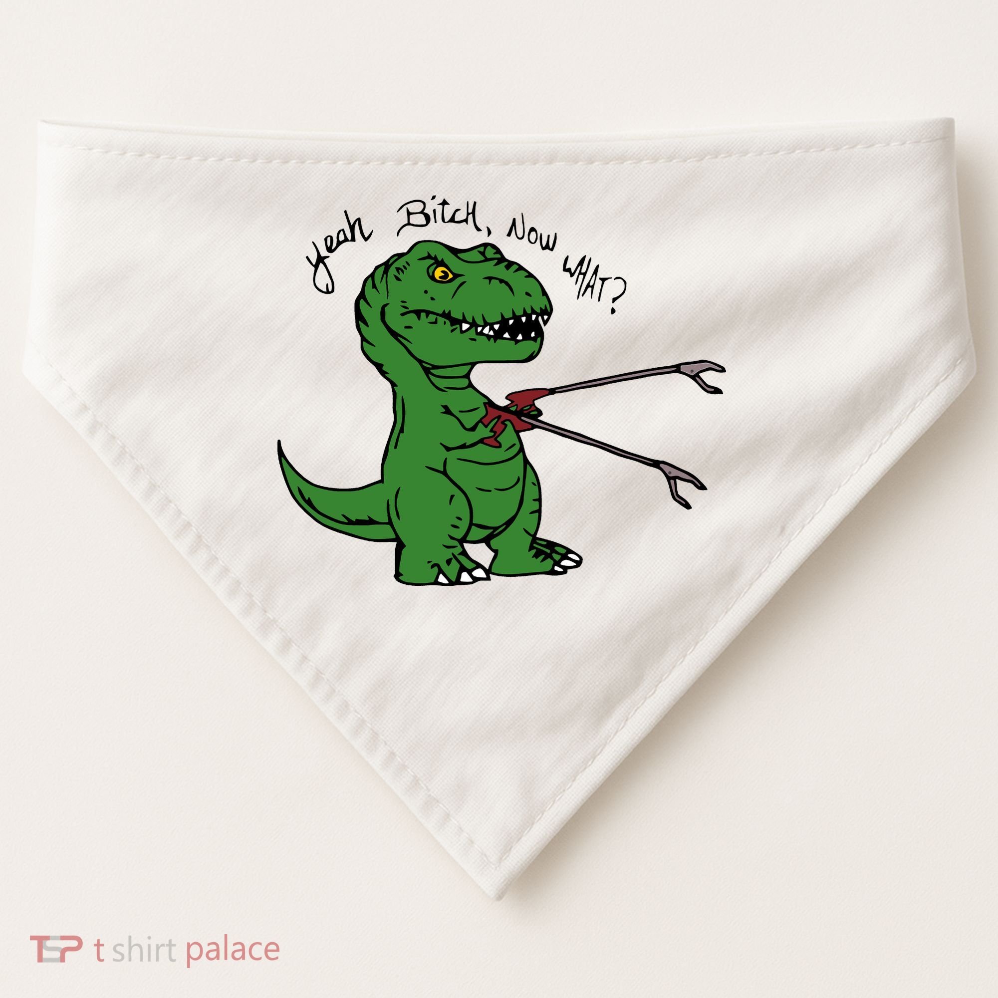 TRex Evolved T Rex With Grabbers USA-Made Doggie Bandana