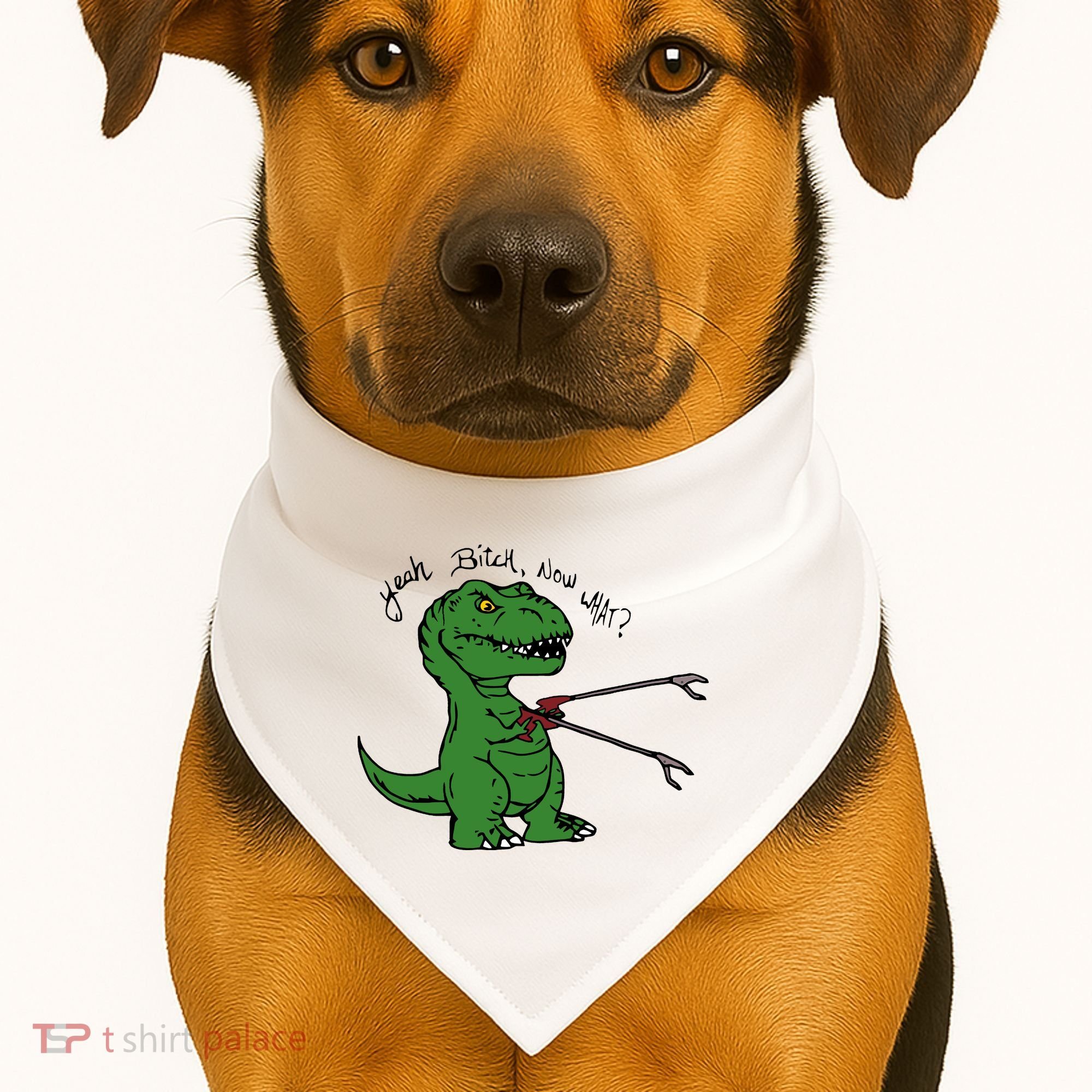 TRex Evolved T Rex With Grabbers USA-Made Doggie Bandana