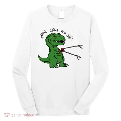 TRex Evolved T Rex With Grabbers Long Sleeve Shirt