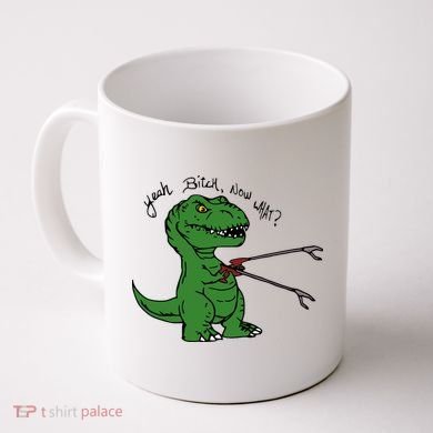 TRex Evolved T Rex With Grabbers Coffee Mug