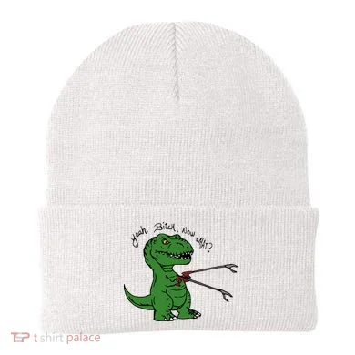 TRex Evolved T Rex With Grabbers Beanie