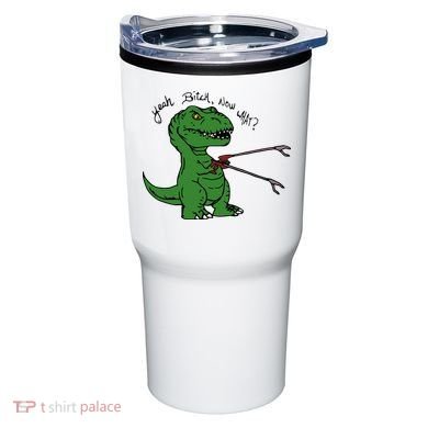 TRex Evolved T Rex With Grabbers Tumbler