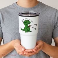 TRex Evolved T Rex With Grabbers Tumbler thumb 2