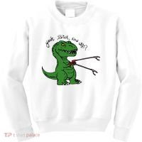 TRex Evolved T Rex With Grabbers Kids Sweatshirt thumb 0