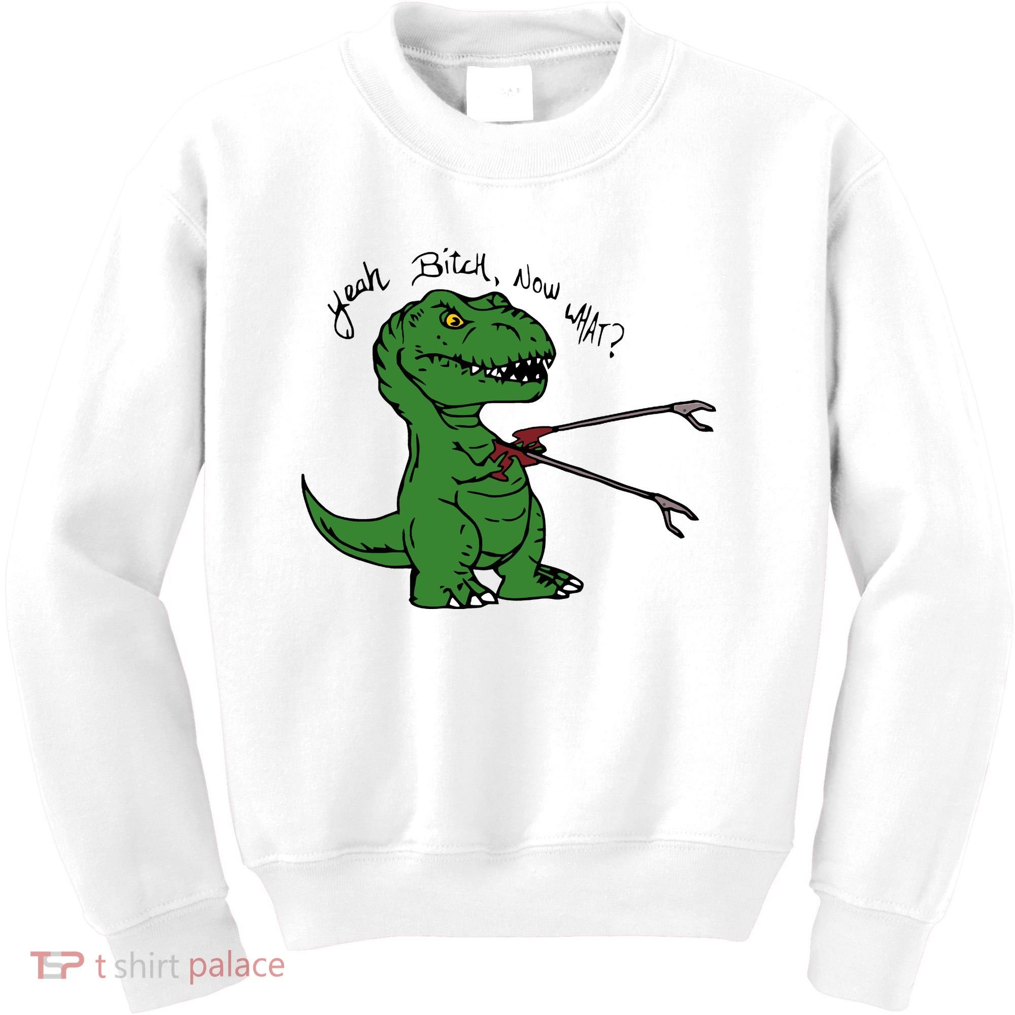 TRex Evolved T Rex With Grabbers Kids Sweatshirt
