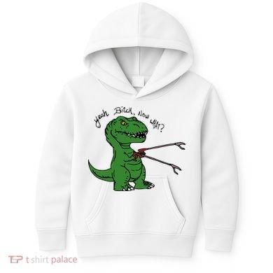TRex Evolved T Rex With Grabbers Kids Hoodie