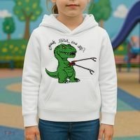 TRex Evolved T Rex With Grabbers Kids Hoodie thumb 3