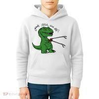 TRex Evolved T Rex With Grabbers Kids Hoodie thumb 4
