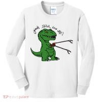 TRex Evolved T Rex With Grabbers Kids Long Sleeve Shirt thumb 0