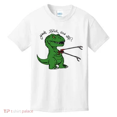 TRex Evolved T Rex With Grabbers Kids T-Shirt